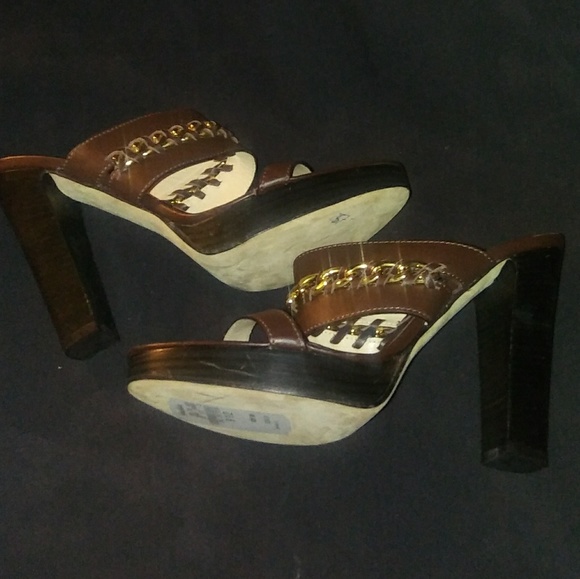 Michael Kors Chain Memories! Chocolate Chic Mules! - Picture 5 of 8